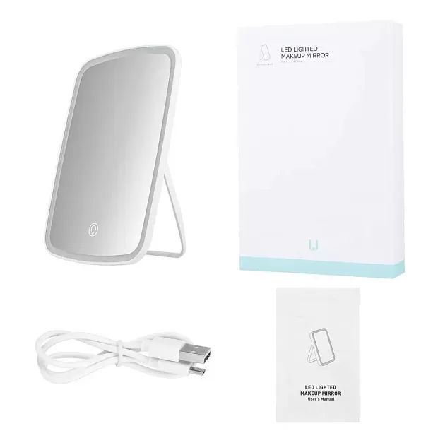 Умное зеркало Jordan Judy Desktop LED Makeup Mirror Rice (White/Белый) - 9 Умное зеркало Jordan Judy Desktop LED Makeup Mirror Rice (White/Белый) - 9