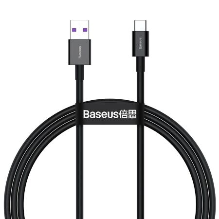 Кабель USB BASEUS Superior Series Fast Charging, USB - Type-C, 66W, 1 м, черный - 1