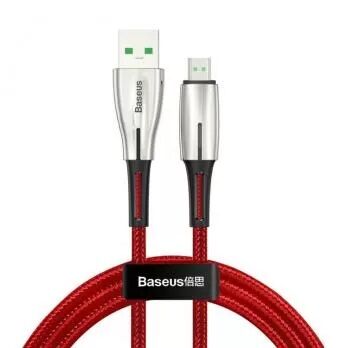 Кабель Baseus Waterdrop Cable USB For Micro 4A 2m CAMRD-C09 (Red/Красный) - 1