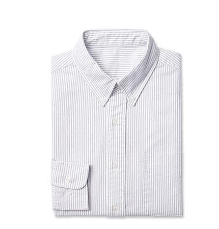 Рубашка VANCL American Classic Oxford Shirt (Dark White/Темно-белый) 