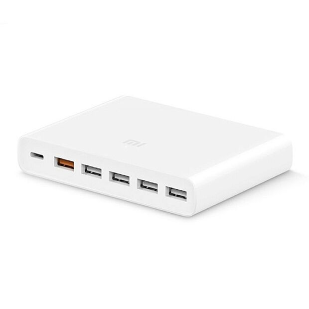 Сетевое зарядное устройство Xiaomi Mi Charger 6 USB Quick Charge 60W (White/Белый) - 5