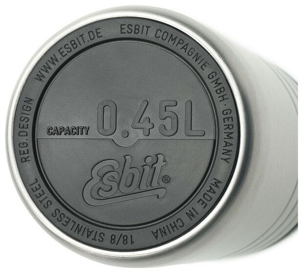 Термокружка Esbit Majoris MGF450TL-S, из нержавеющей стали с двойными стенками, 0.45 л - 5