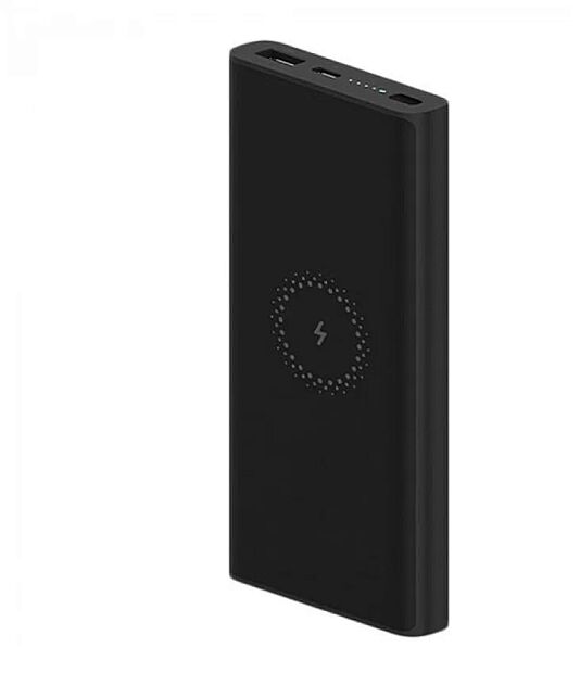 Внешний аккумулятор Xiaomi Power Bank Wireless 10W Youth version (10000mAh) (Black) - 3