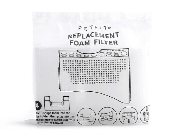Фильтр Petkit Replacement Foam Filters (White) - 1