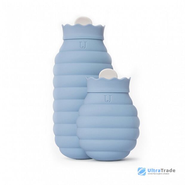 Силиконовая бутылка Xiaomi Jotun Judy Silicone Hot Water Bottle (Blue/Синий) - 2