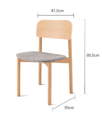 Xiaomi Clean Jazy Look 103° Series Solid Wood Round Dining Table And Chairs Brown - 2