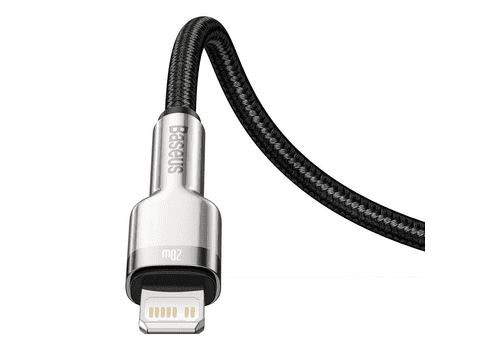 Кабель Baseus Cafule Series Metal Data Cable Type-C to iP PD 20W 2m (Black) - 2