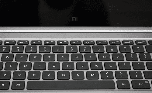 Внешний вид клавиатуры Mi Notebook Pro 15.6 GTX