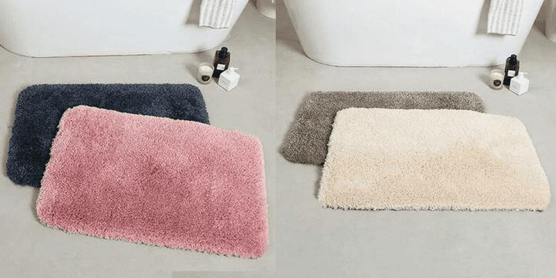 Размещение коврика Xiaomi Washer Cupcake Plush Bath Mat в ванной