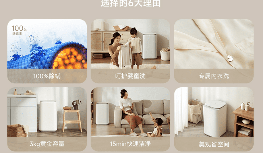 Технические характеристики стиральной машины Xiaomi Mijia 