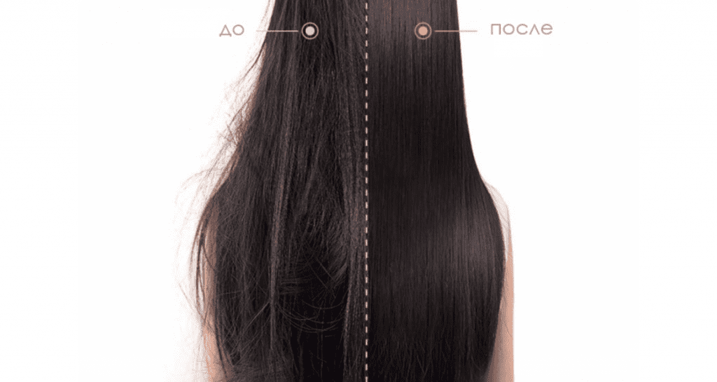 Пример укладки выпрямителем для волос Xiaomi Yueli Hot Steam Straightener HS-507