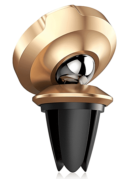 Держатель для смартфона Baseus Small Ears Series Magnetic Suction (Air Outlet) (Gold/Золотой) - 3