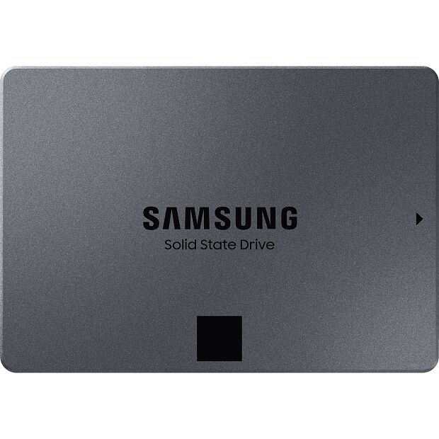 Твердотельные накопители Samsung SSD 870 QVO, 4000GB, 2.5 7mm, SATA3, 4-bit MLC, R/W 560/530MB/s, IOPs 98 000/88 000, TBW 1440, DWPD 0.33 (12 мес.) - 2