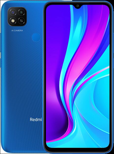 Смартфон Redmi 9C 3Gb/64Gb (Blue) EU - 1