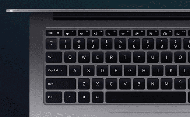 Дизайн клавиатуры ноутбука Xiaomi Mi Notebook Pro 2021