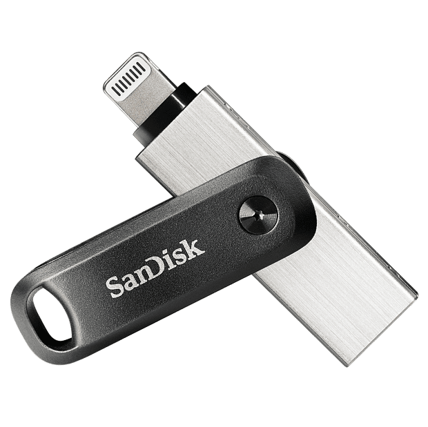 Флеш-накопитель SanDisk iXpand Flash Drive Go 128GB - USB3.0  Lightning - for iPhone and iPad - 2